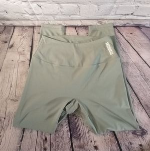 Gym Shark Green Pastel Leggings Small